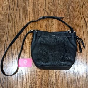 Vince Camuto Leather Drawstring Crossbody-Shoulder